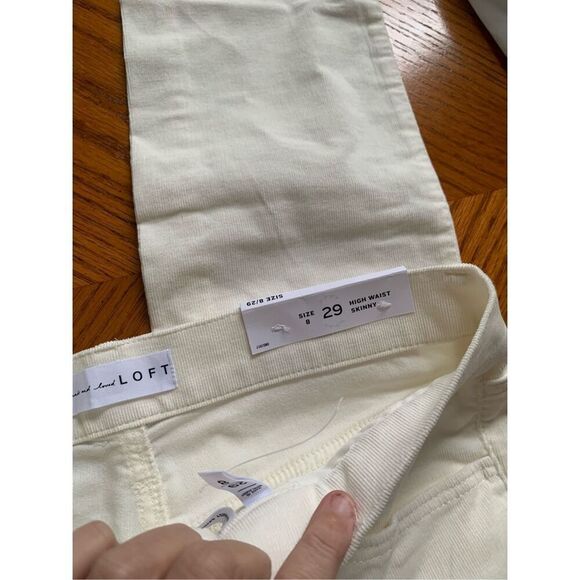 NWT Ann Taylor Loft Modern Straight Thin Wale Corduroy - Picture 5 of 8